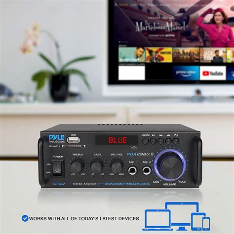 Pyle Wireless Bluetooth Stereo Power Amplifier - India | Ubuy