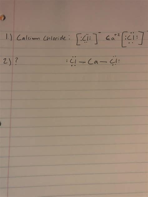 Calcium Chloride Lewis Structure