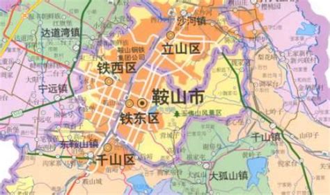 最新鞍山市地图查询 - 鞍山交通地图全图 - 辽宁鞍山地图下载