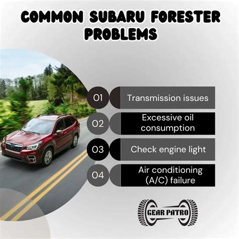 Problems With Subaru Forester