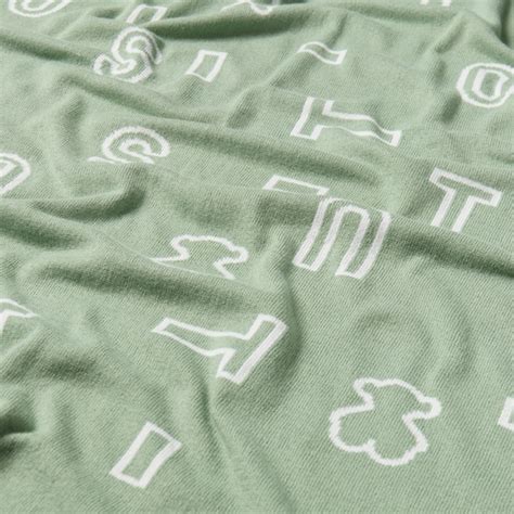 Reversible baby blanket in Nilo mist | TOUS