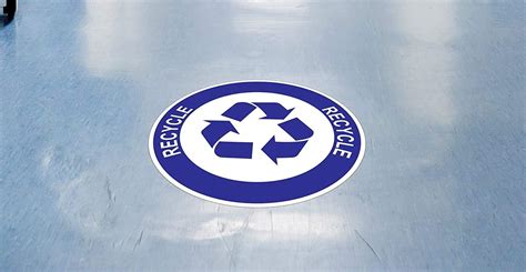 G/// GRAPHICAL WAREHOUSE 34;Recycle- Laminated Vinyl Floor Sign by ...