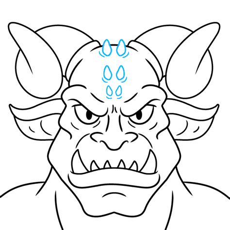 Image result for Demon Face Tutorial