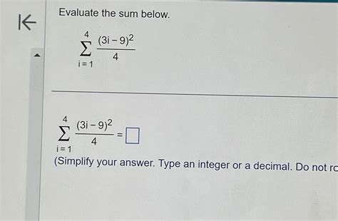 Solved Evaluate the sum | Chegg.com