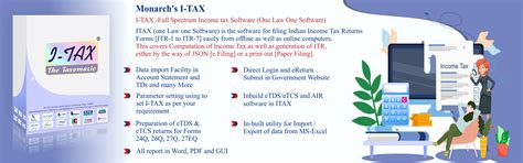 I-TAX The Taxomatic, by Monarch Infotech a Software Development Firm ...