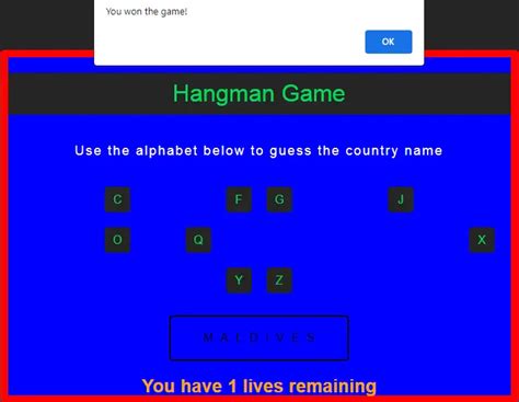 how to make a hangman game html and javascript source code 的图像结果