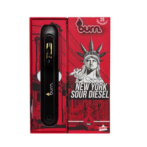 Burn 2G Disposable Vape - New York Sour Diesel | Weedpedia | Coupons ...