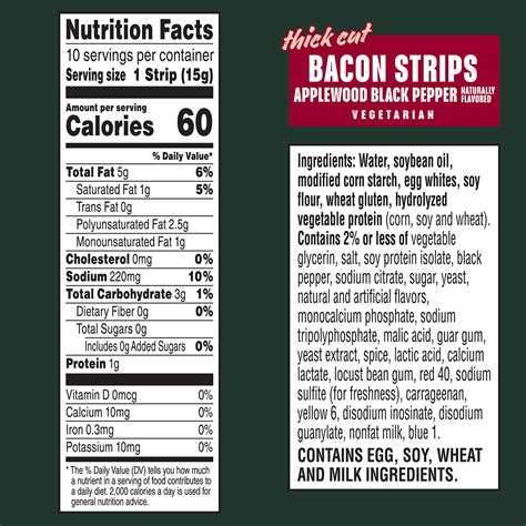 Thick Cut Applewood Black Pepper Veggie Bacon Strips | MorningStar Farms®