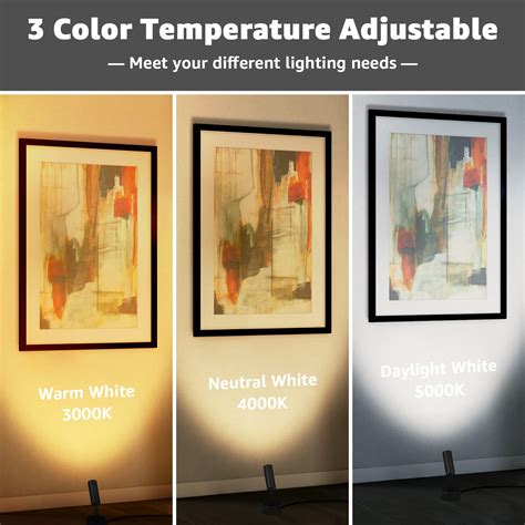 Snapklik.com : 2 Pack LED Spot Lights Indoor 3000K/4000K/5000K ...