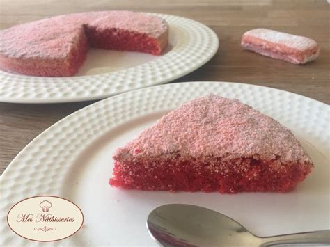 gâteau biscuit rose de reims sans cuisson