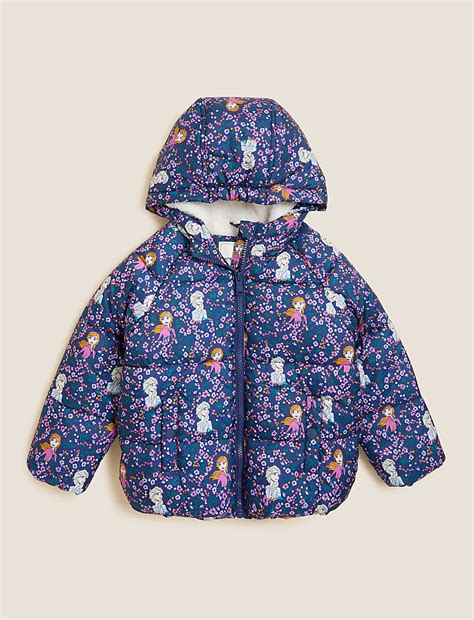 Buy Disney Frozen™ Fur Lined Hooded Padded Coat at Marks & Spencer