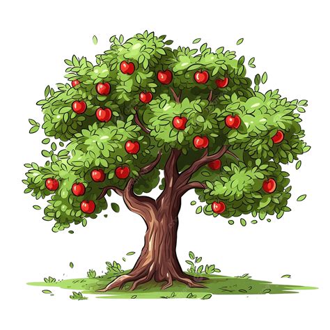 Image result for Simple Apple Tree Drawing
