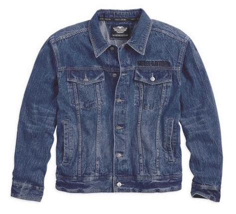 Harley-Davidson® Men's Eagle Bar & Shield Denim Jacket 99006-14VM ...