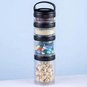 Buy Shrux Stackable Snack Container Nut Box,Snack Storage Jars and ...