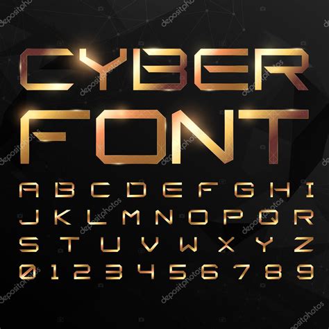 Alphabetic fonts and numbers — Stock Vector © wimstock #120949488