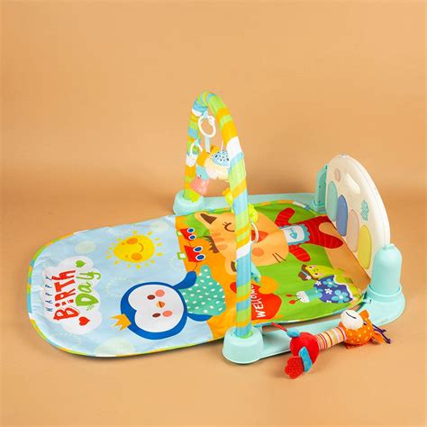 Get Penguin Party Blue Piano Activity Gym for Newborn Baby: Baby Moo
