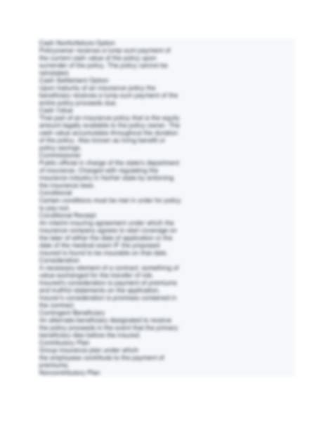 SOLUTION: Primerica ucanpass practice - Studypool