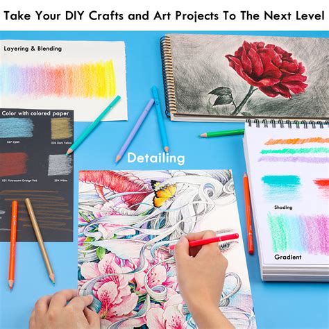 Snapklik.com : KALOUR Professional Colored Pencils,Set Of 300 Colors ...