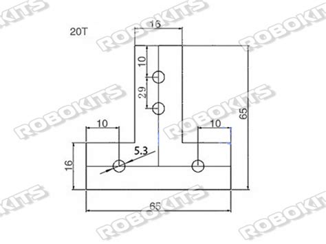 T Shape Outer Connection Plate 2020 Profile (MOQ 2pcs) T Shape Outer ...