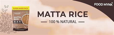 Food Mynk Matta Rice (5Kg) | Matta Rice Kerala | Kerala Red Rice ...