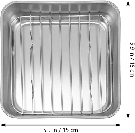 Hemoton Toaster Oven 2 Sets Steaming Tray Stainless India | Ubuy