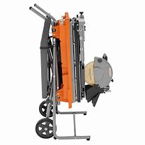 Image result for RIDGID 10 in. Table Saw With Folding Stand