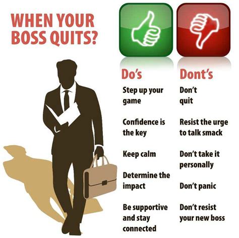 When your boss quits: 5 things you must and must not do | TJinsite
