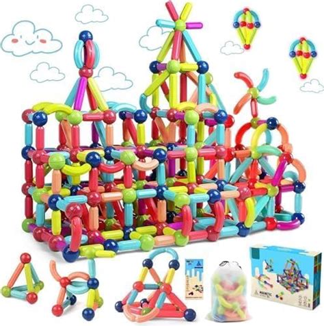 DHARMISHO Magnetic Sticks Building Blocks for Kids Toys for Girls ...