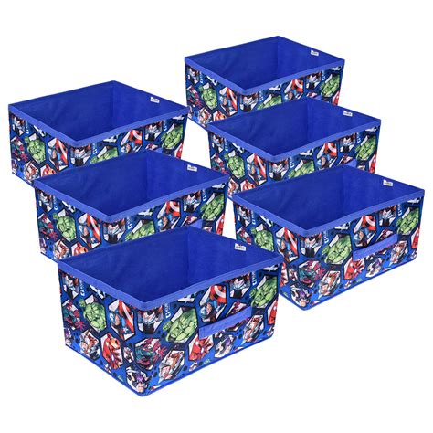 Kuber Industries Marvel Avengers Print Foldable Drawer Storage Unit|Non ...
