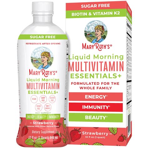 Liquid Morning Multivitamin Essentials+ | Elderberry Multivitamin ...