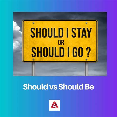 Should vs Should Be: Difference and Comparison
