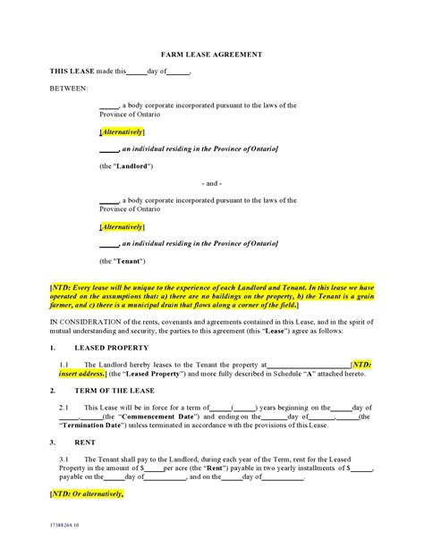 37 FREE Land Lease Agreements [Word & PDF] ᐅ TemplateLab