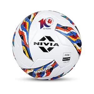 Buy Nivia Shastra Football, Match Ball, 8 Panels, Super Soft-Touch Pu ...