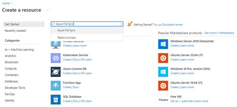 Image result for Create an Azure File Sync