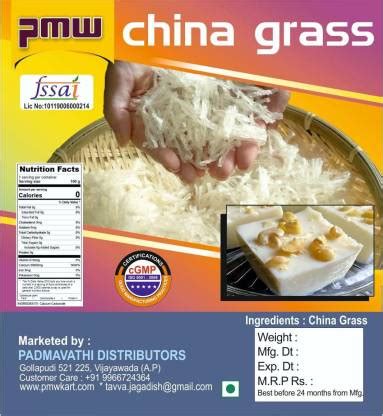 PMW China Grass - Agar Agar - Kanten - Vegan Strands Used for Making ...