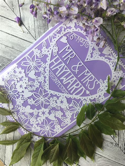 First Paper Wedding Anniversary Gift Ideas from UK based Creatives