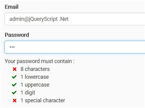 jQuery Plugin For Password Strength Checker and Indicator - Password ...