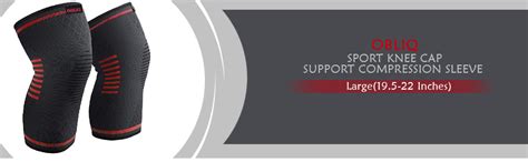 Buy OBLIQ Sport Knee Cap Support Compression Sleeve for Running, Tennis ...