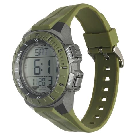 Fastrack Streetwear Digital Dial PU Strap Watch for Guys