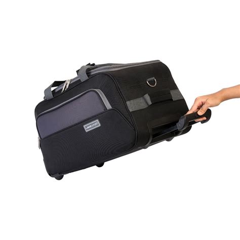 Buy Lavie Black Solid Duffel Bag Online