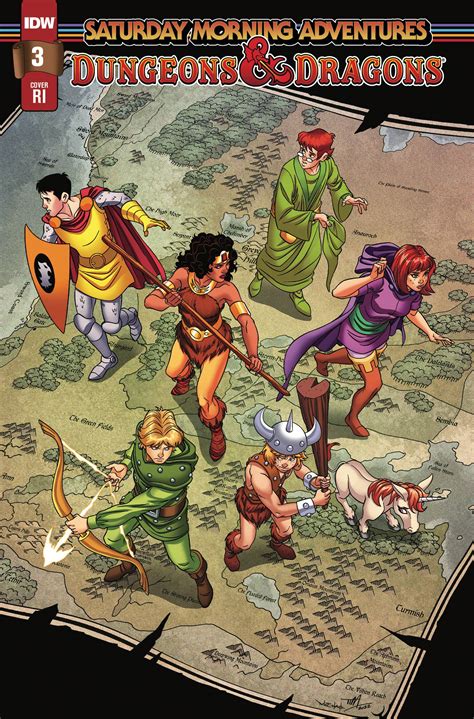 DUNGEONS & DRAGONS SATURDAY MORNING ADV #3 CVR C 1:10 INCV INV