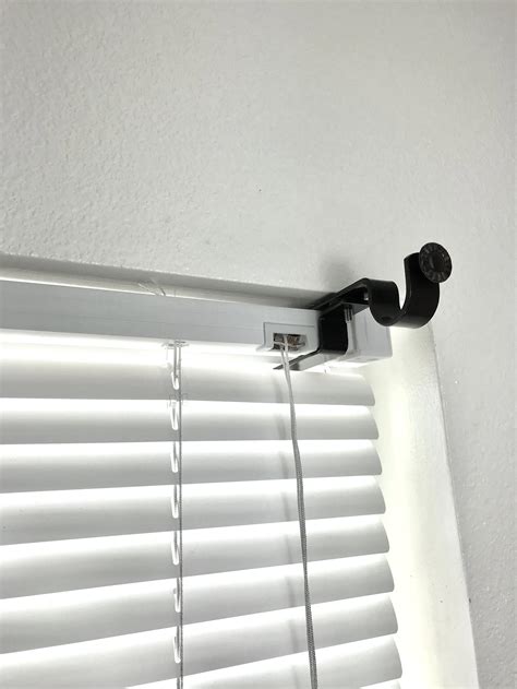 no drill curtain rod