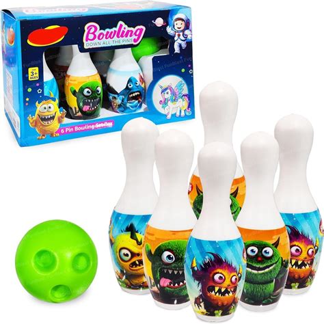 FunBlast Kids Bowling Play Set Toys - Fun with Cartoon Bowling Play Toy ...