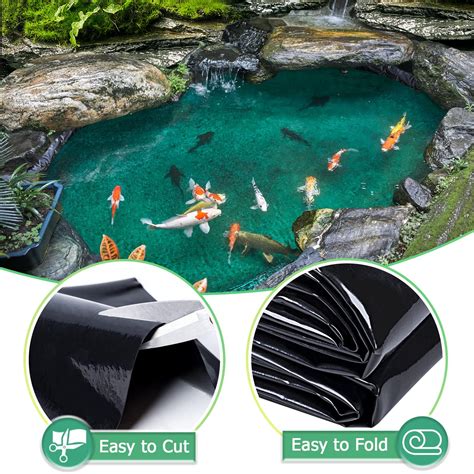 Snapklik.com : 20 FT X 30 FT Pond Liner, 20 Mil HDPE Pond Liner, Sun ...