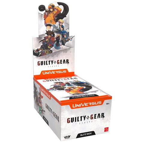 UniVersus: GUILTY GEAR - STRIVE - Blitz Box - 12 Blitz Packs (11 Cards ...
