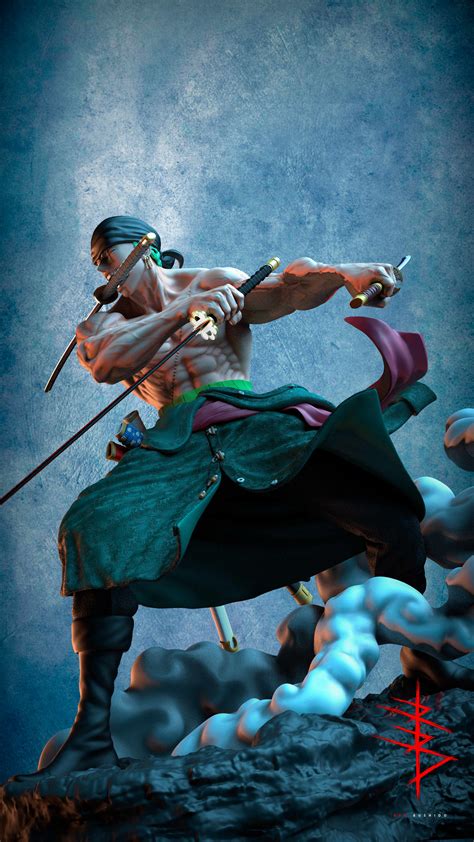 Roronoa Zoro Fan Art from One Piece anime series - ZBrushCentral