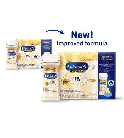 Enfamil A+ NeuroPro Infant Formula, Ready to Feed Nursette Bottles ...