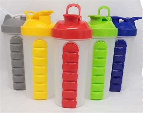 Jeval Best Weekly Medicine Vitamins 600 ML Pill Box Organizer Portable ...