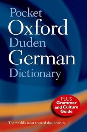 Buy Pocket Oxford-Duden German Dictionary Book Online at Low Prices in ...