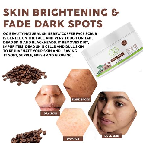OG BEAUTY Natural Skinbrew Coffee Face Scrub 125 Gm